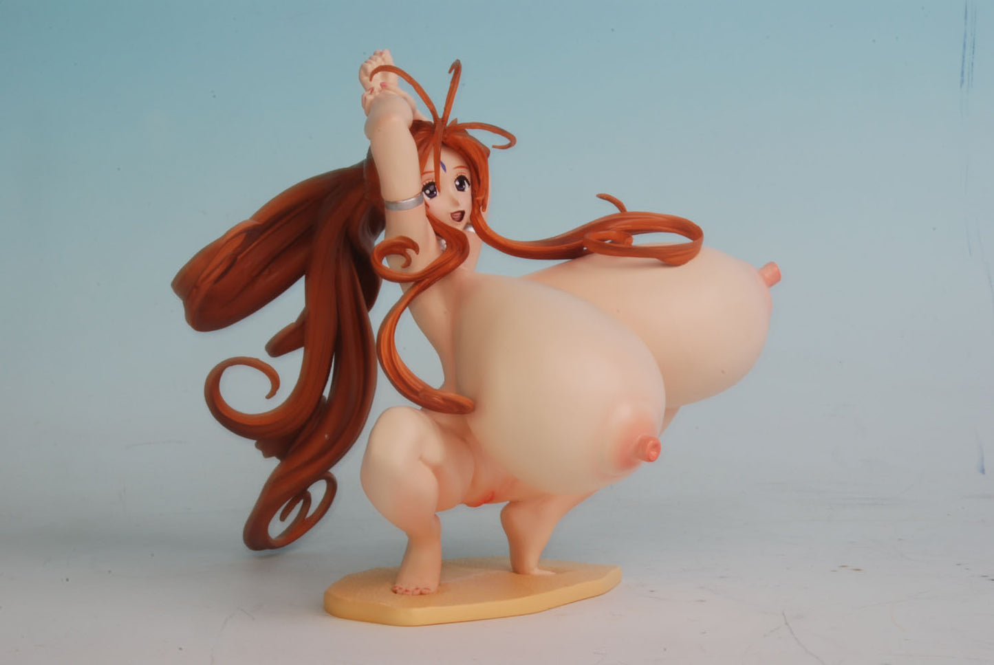 Japanese anime Oh My Goddess! Belldandy Huge breast Ver. 1/6 nude anime figure GK resin model figures