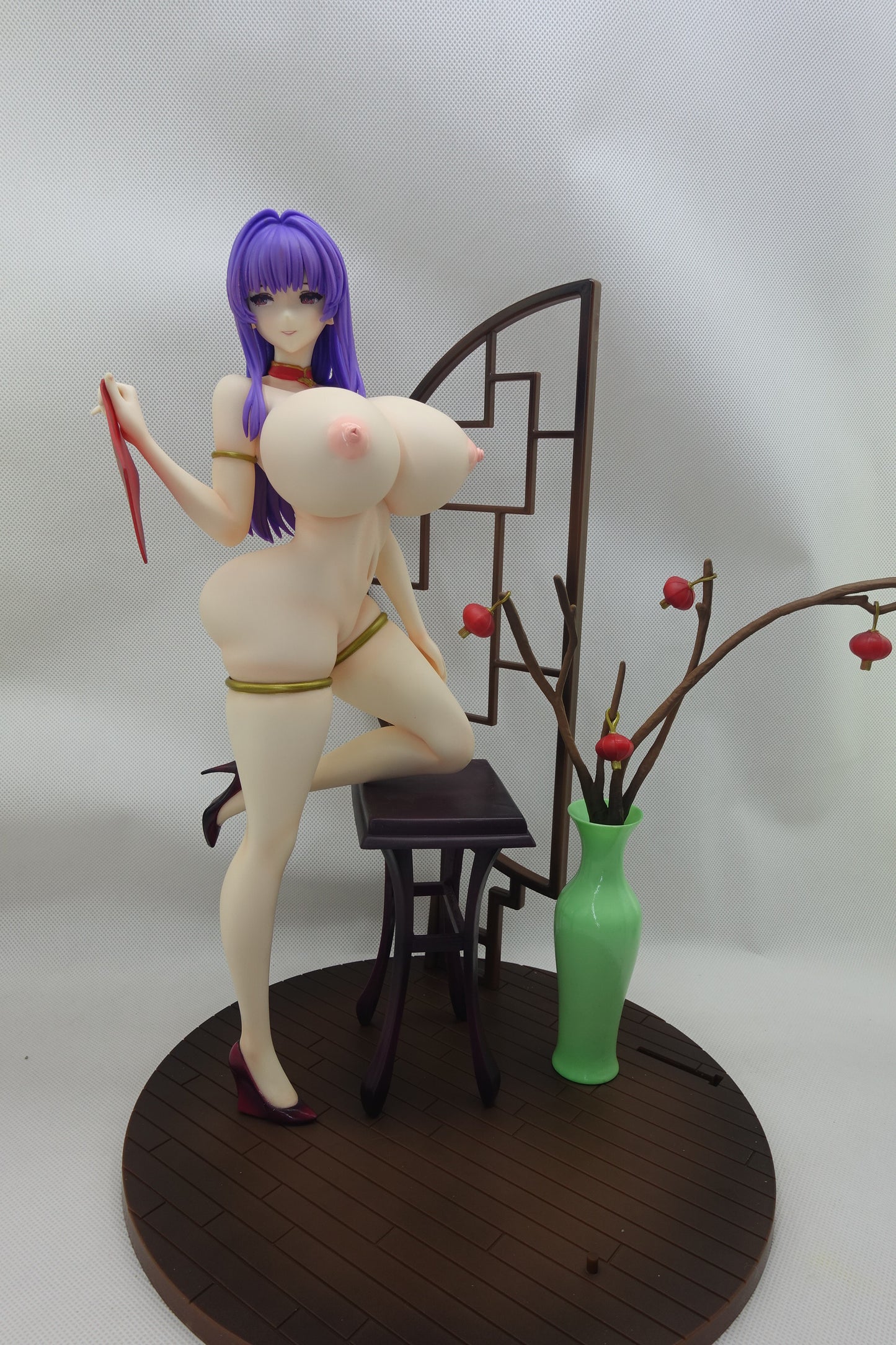 Moehime Union Yuri & Stella huge breast 1/4 collectible action figures naked anime figures