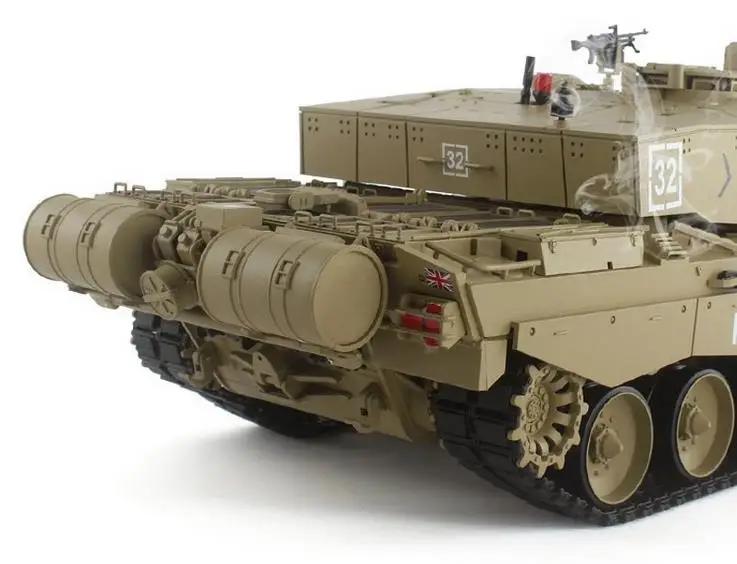 Radio Remote Control 1:16 Scale 2.4Ghz UK Challenger 2 Main Battle Tank 72cm RC Battle Tank Smoke & Sound (Metal Gear & track