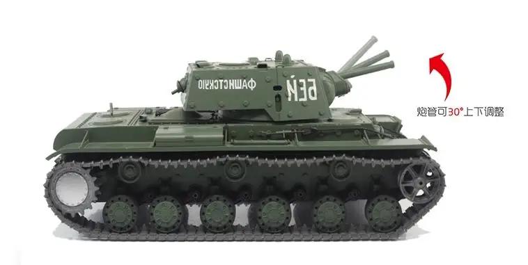 Radio Remote Control 1:16 Scale 2.4Ghz KV-1 Soviet Heavy Tank RC Battle Tank Smoke & Sound (Metal Gear & tracks)