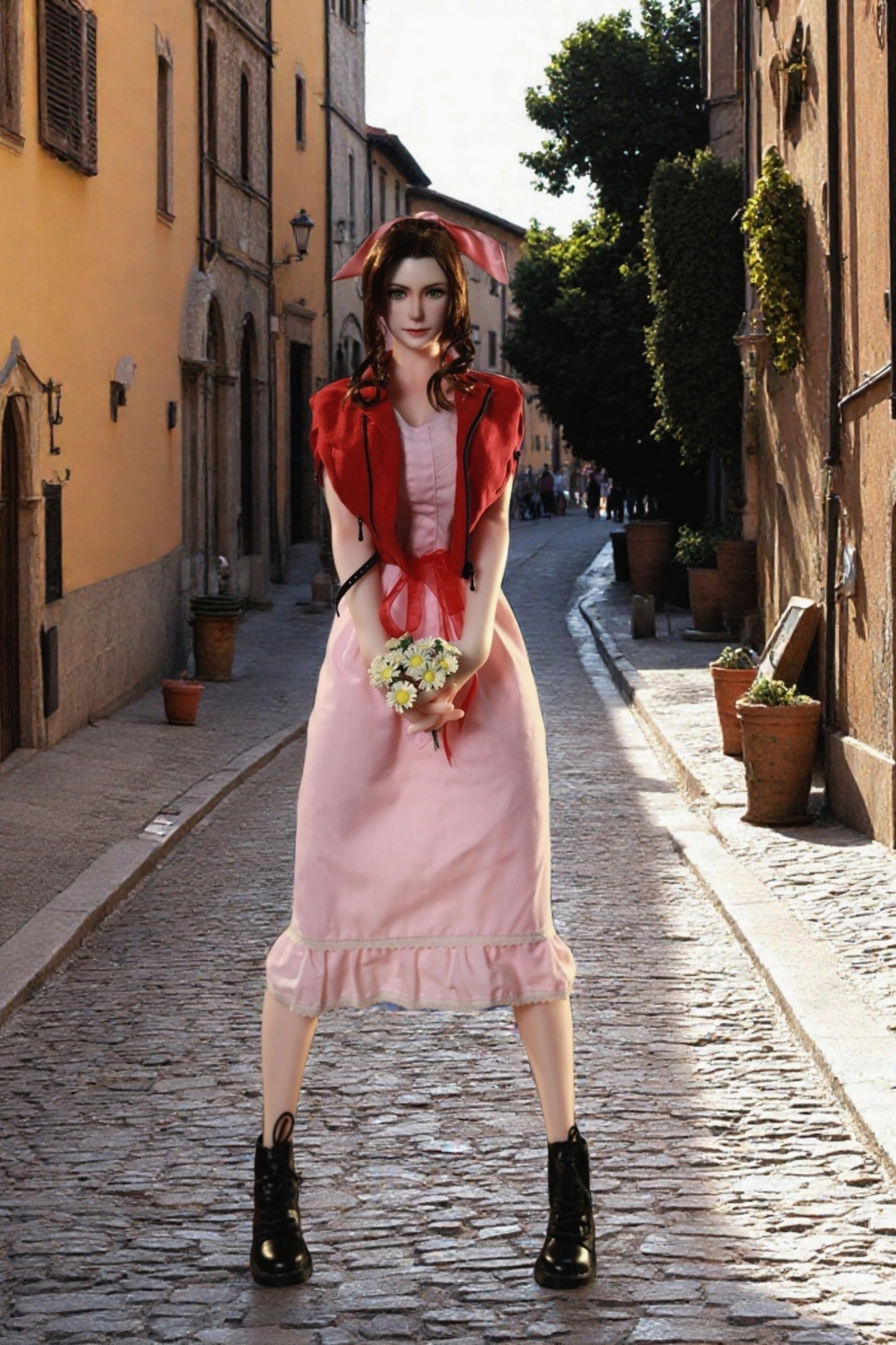 Final Fantasy VII Aerith Gainsborough adult figure anime sex doll love doll silicone doll anime adult toys men