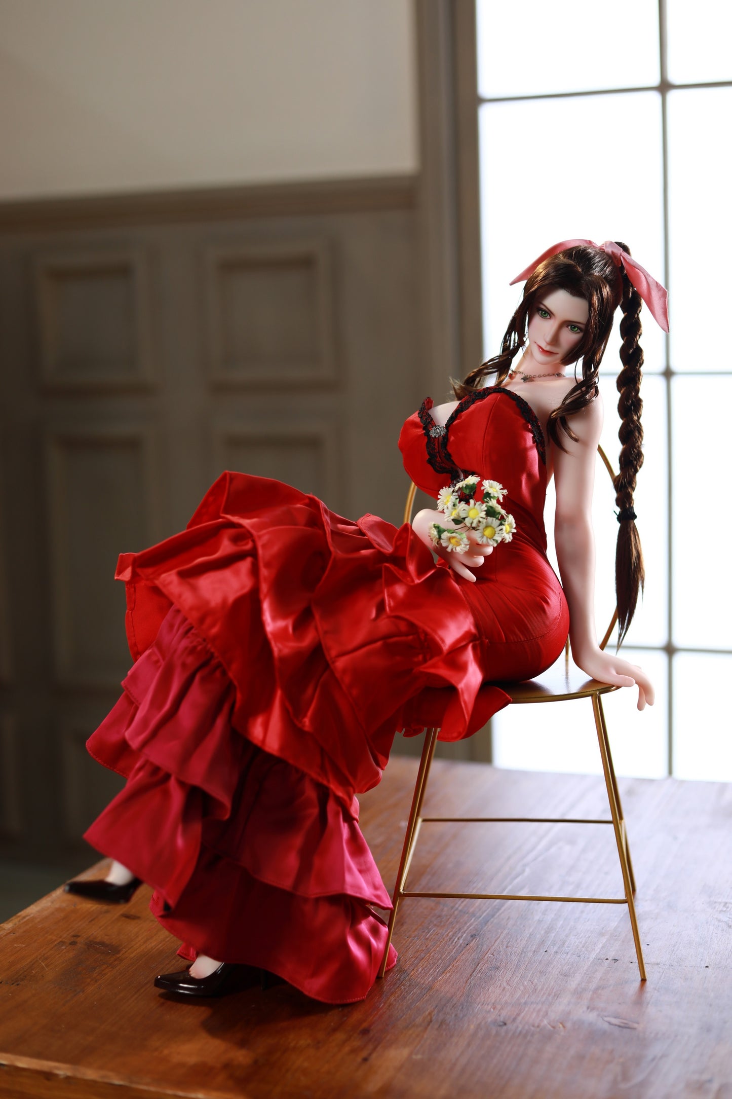 Final Fantasy VII Aerith Gainsborough adult figure anime sex doll love doll silicone doll anime adult toys men