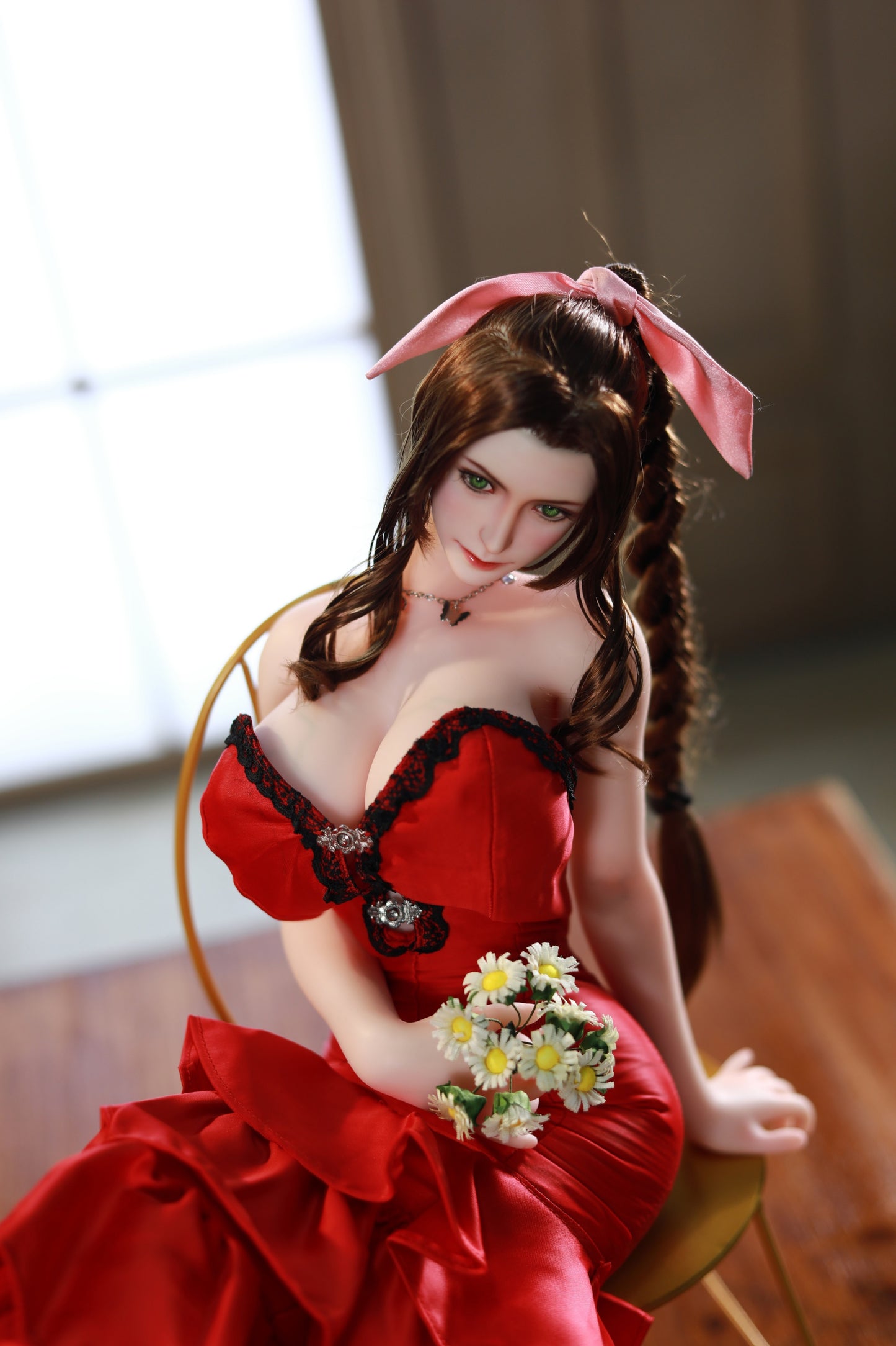 Final Fantasy VII Aerith Gainsborough adult figure anime sex doll love doll silicone doll anime adult toys men