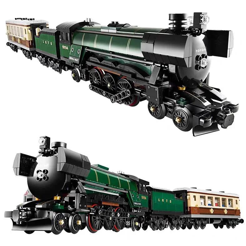 Steam Model Train Building Blocks,Buildable Train Building Bricks Set (1085 Pcs)