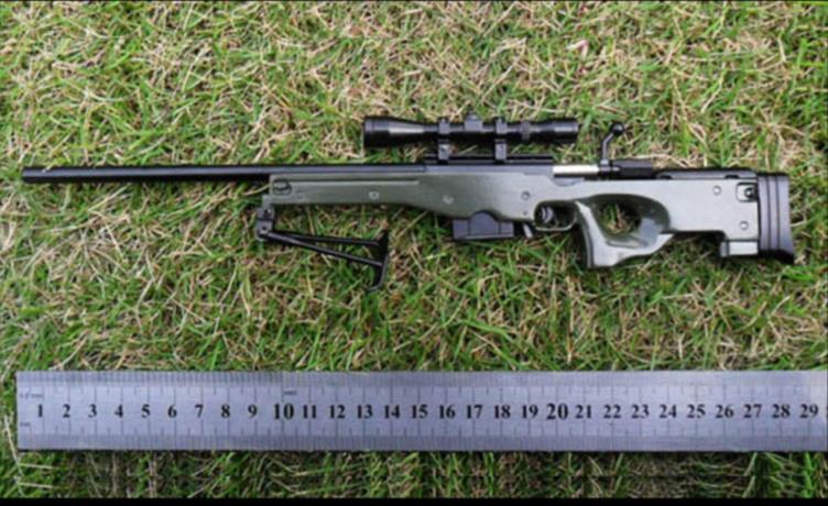 1:4 fake gun imitation gun Metal AWP sniper Rifle Toy Rifle gun model