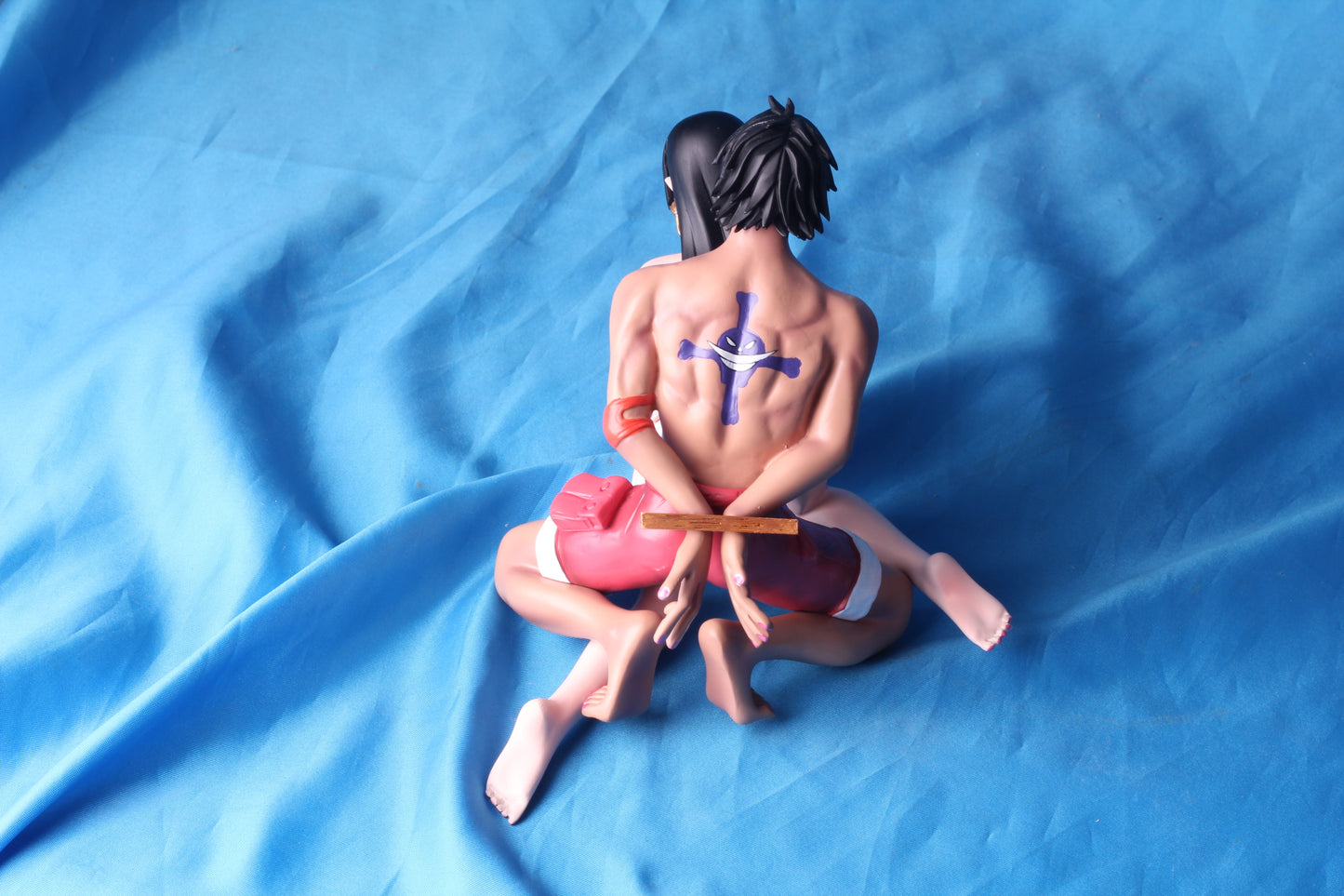 One piece anime Boa Hancock Portgas·D· Ace Make love 1/6 naked anime figure