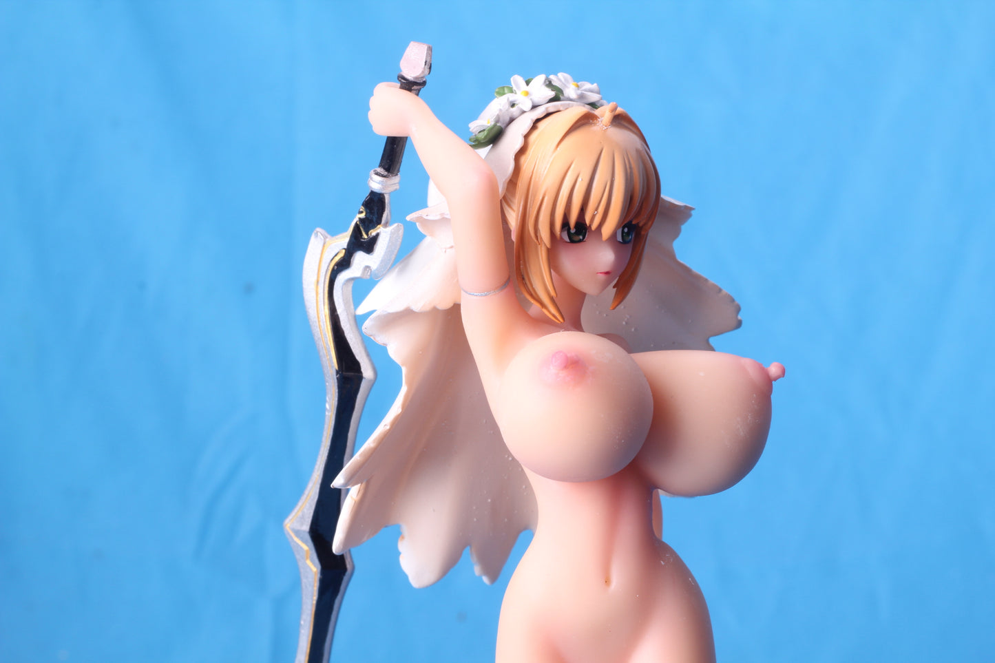 Japanese anime action figures sexy Saber 16/ naked anime girl figure resin model figures