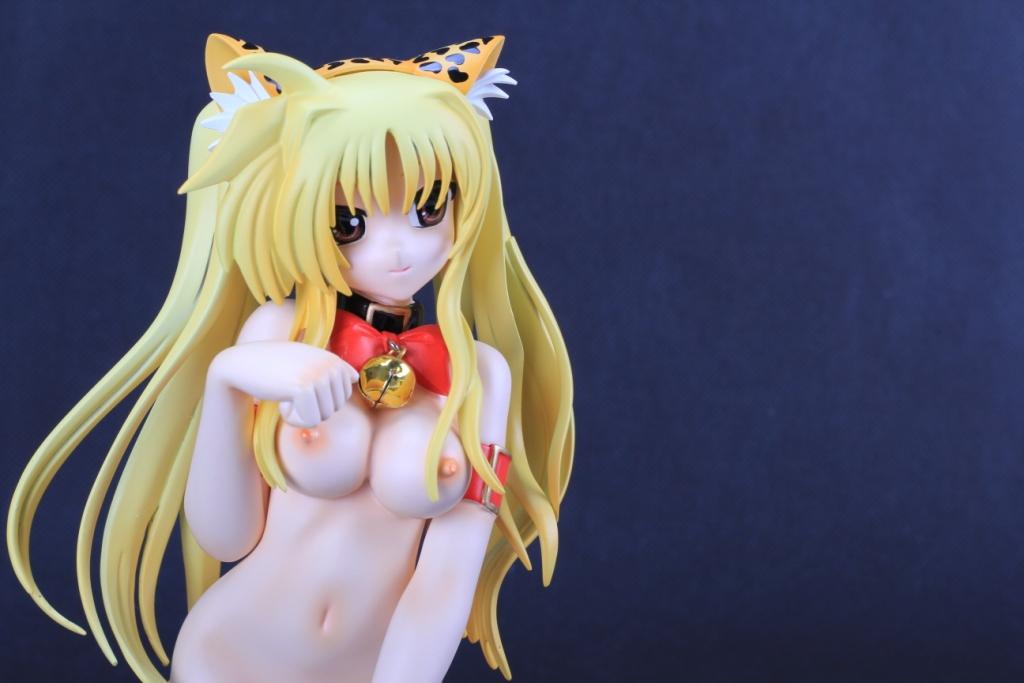 Japanese anime Magical Girl Lyrical Nanoha naked anime figure sexy resin figure girl