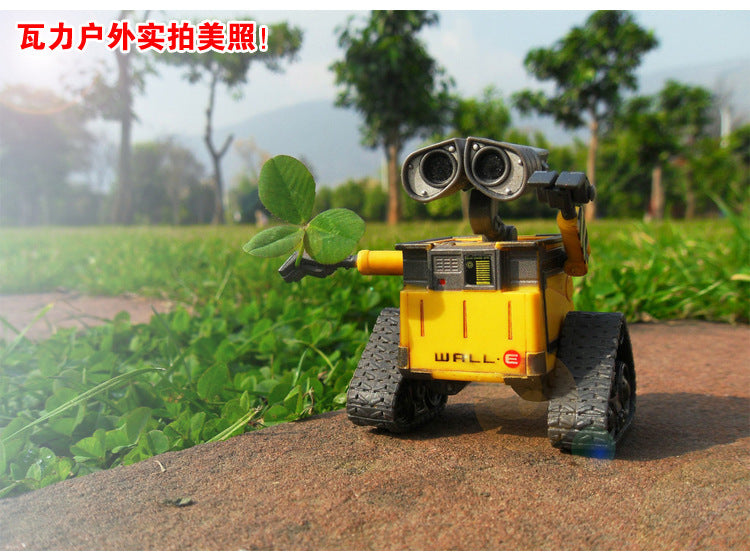 RC Disney Pixar's Wall-E U-Command Remote Control Robot Humanoid Android Infrared Robot Toy Action Figure Model Doll In Box