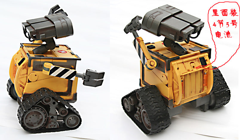 RC Disney Pixar's Wall-E U-Command Remote Control Robot Humanoid Android Infrared Robot Toy Action Figure Model Doll In Box