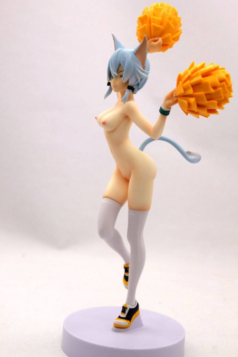Sword Art Online Asada Shino Cheerleading Cat ear Ver. 1/6 naked anime figure collectible action figures