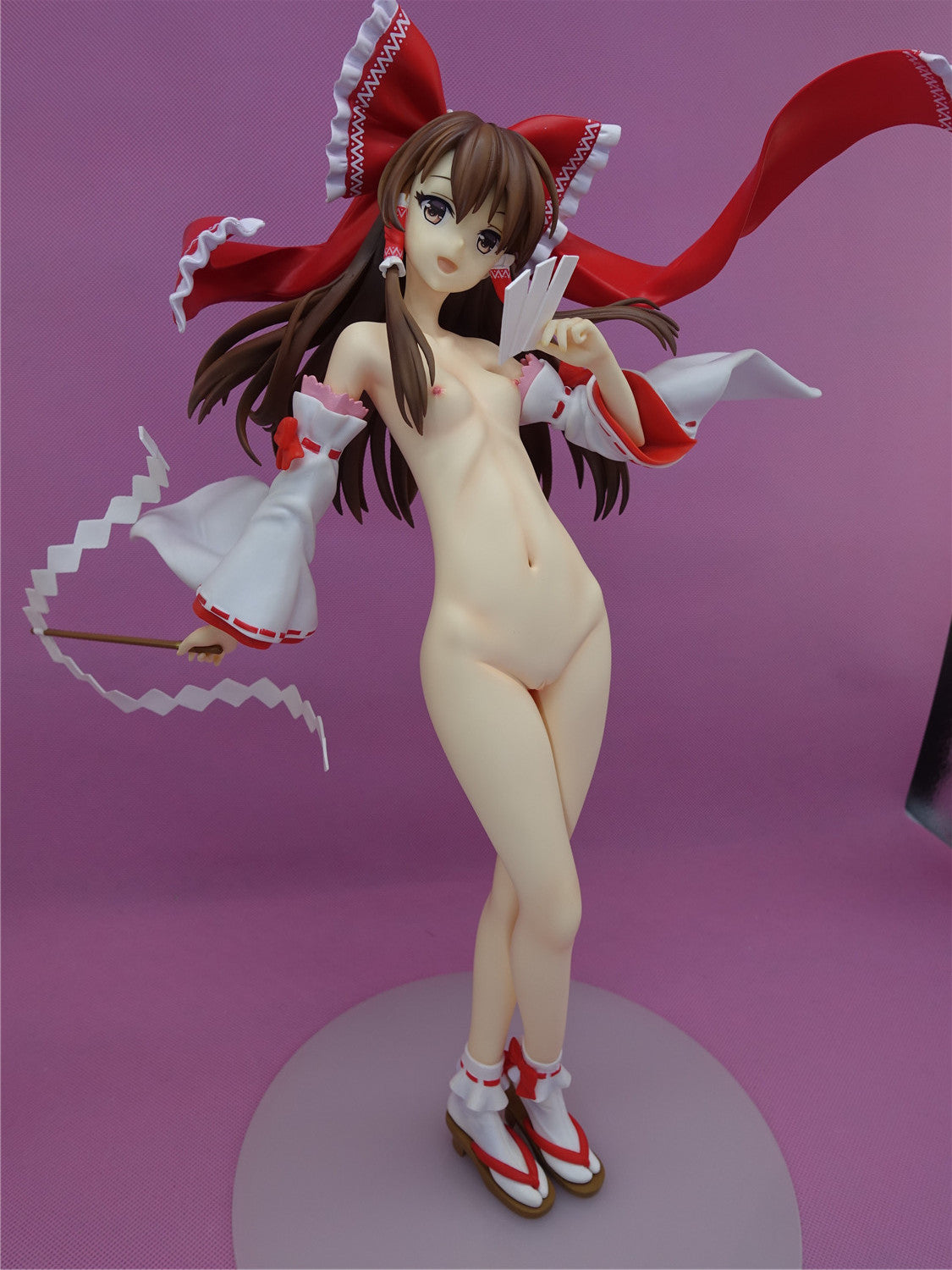 Touhou Project Hakurei Reimu flat chested 1 4 anime girl figure