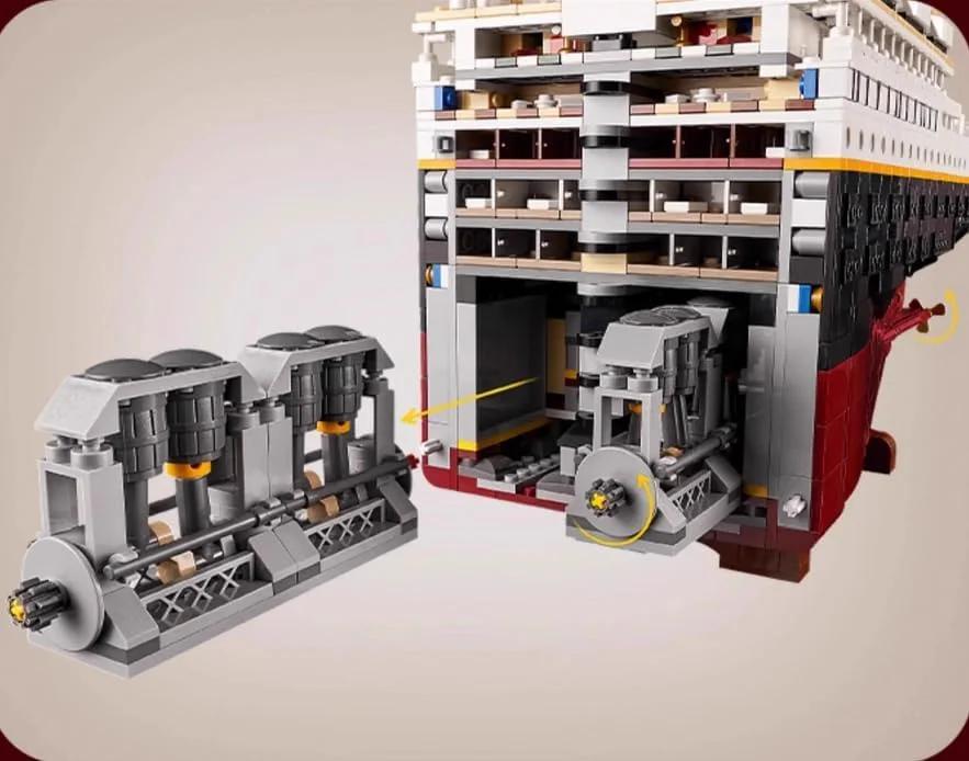 Titanic Building Blocks Set with light (9090 Pcs)