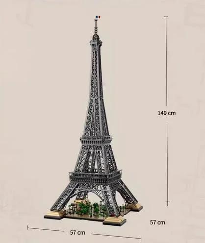 Paris Eiffel Tower Building Blocks Set with light (10001 Pcs)