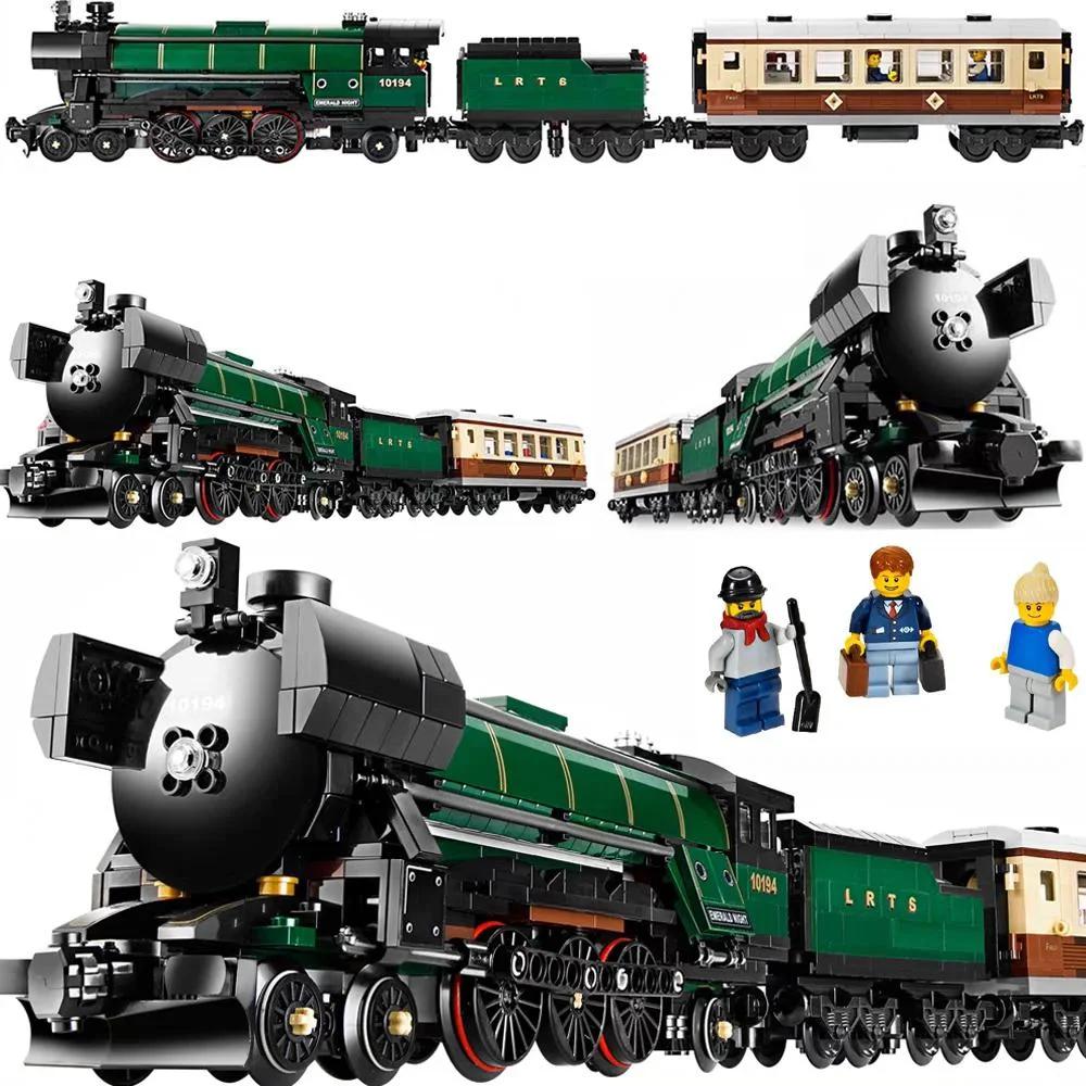 Steam Model Train Building Blocks,Buildable Train Building Bricks Set (1085 Pcs)