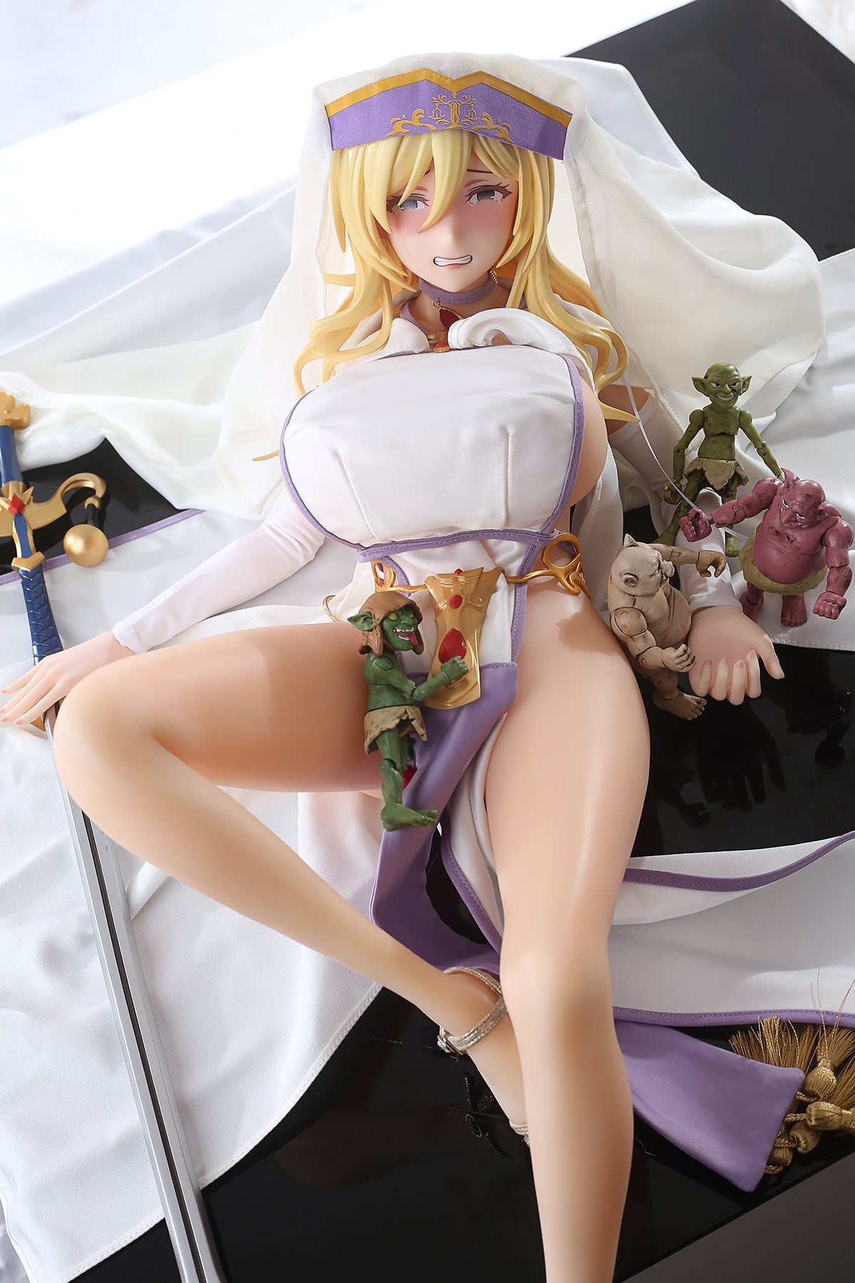 Sword Maiden adult figure anime sex doll love doll silicone doll anime adult toys men