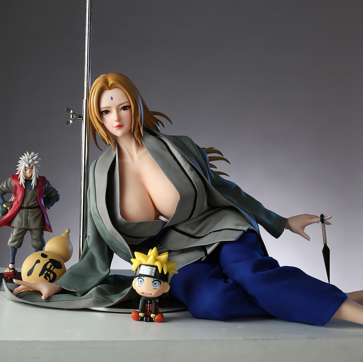Naruto Gals:Tsunade silicone anime sex doll anime masturbaror love doll
