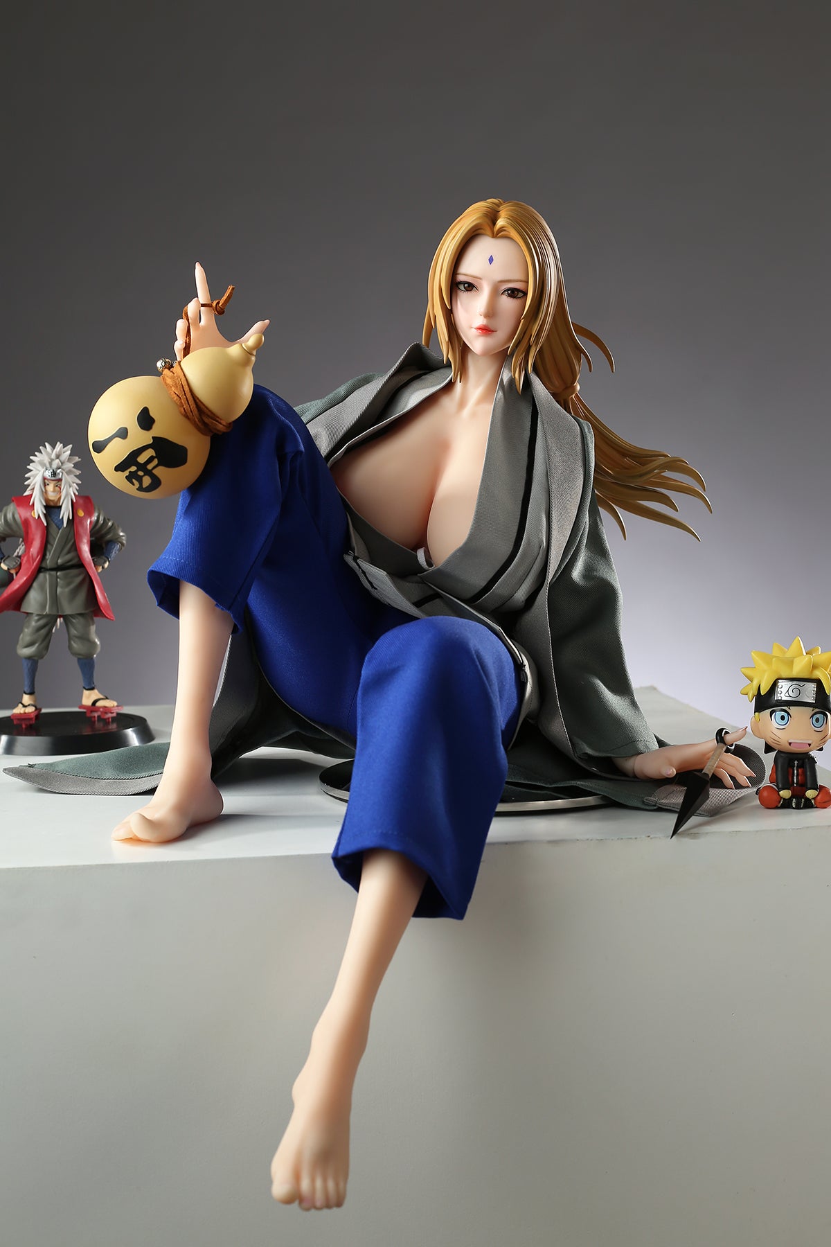 Naruto Gals:Tsunade silicone anime sex doll anime masturbaror love doll