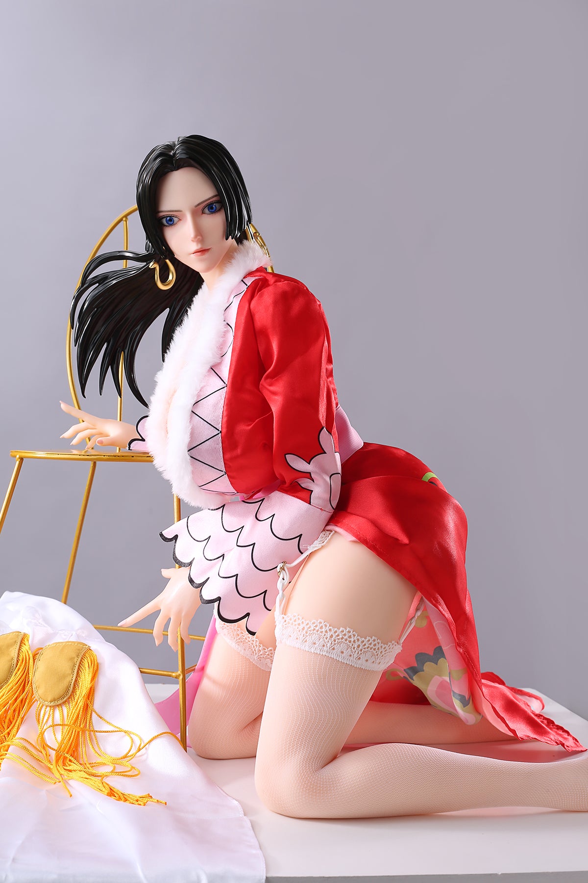 65cm Japanese One piece anime Boa·Hancock adult figure sex doll love doll silicone doll anime adult toys men