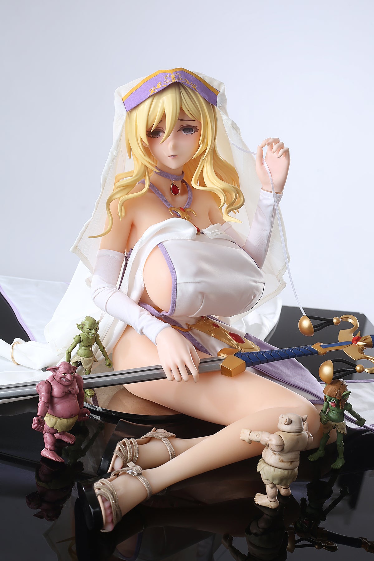 Sword Maiden adult figure anime sex doll love doll silicone doll anime adult toys men