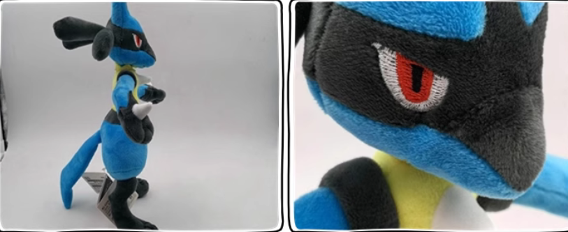 Pokémon plush Lucario soft stuffed animal toys