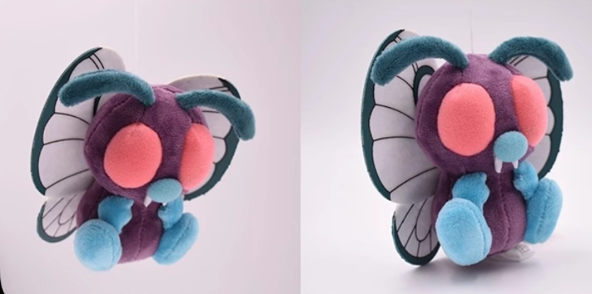 Butterfree Papilusion Smettbo plush soft stuffed animal toys