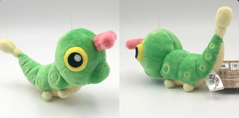 Caterpie Chenipan Raupy plush soft stuffed animal toys
