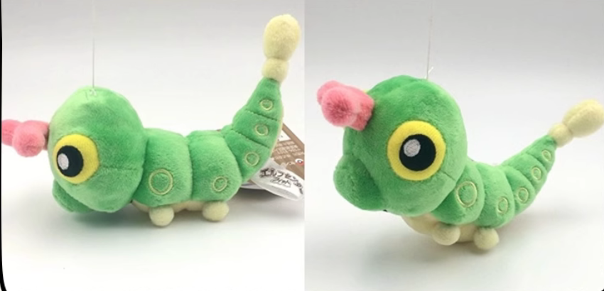 Caterpie Chenipan Raupy plush soft stuffed animal toys