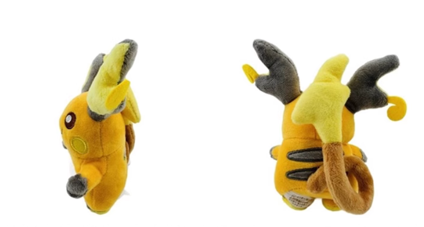 Raichu plush soft stuffed animal toys