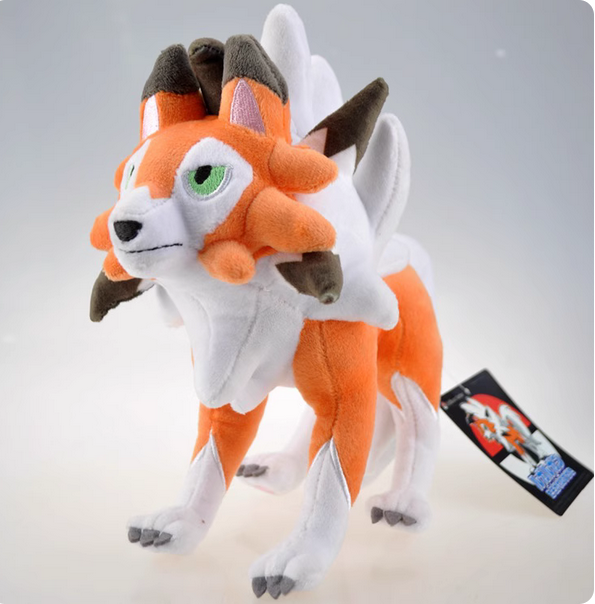 Lycanroc plush soft stuffed animal toys