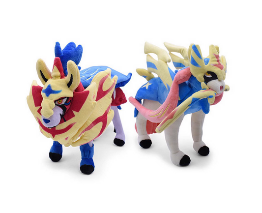 Zacian & Zamazenta plush soft stuffed animal toys
