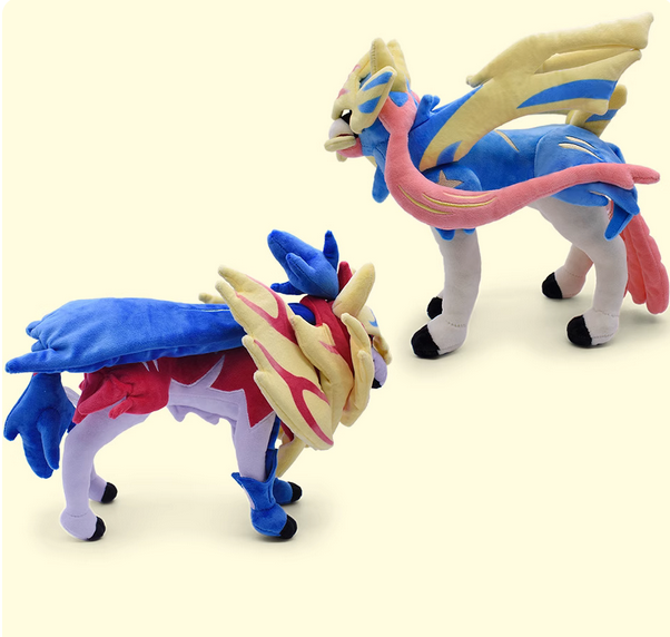 Zacian & Zamazenta plush soft stuffed animal toys
