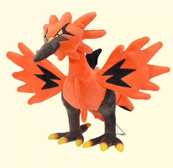 Pokémon plush Moltres Articuno Zapdos soft stuffed animal toys