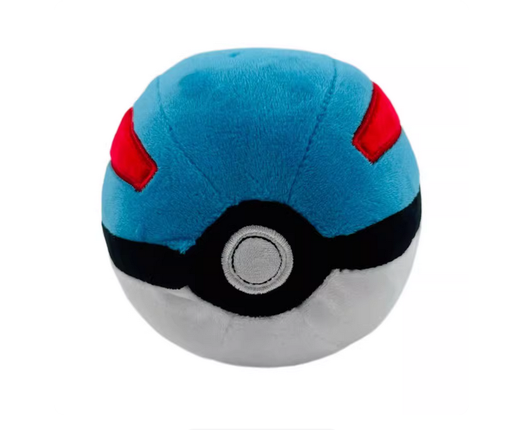 Pokémon plush Poké Ball & Great Ball & Ultra Ball & Master Ball & soft stuffed animal toys