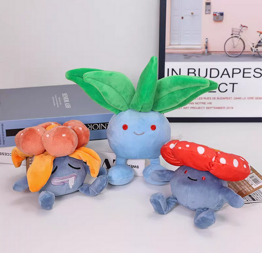 Pokémon plush Vileplume & Gloom & Oddish soft stuffed animal toys