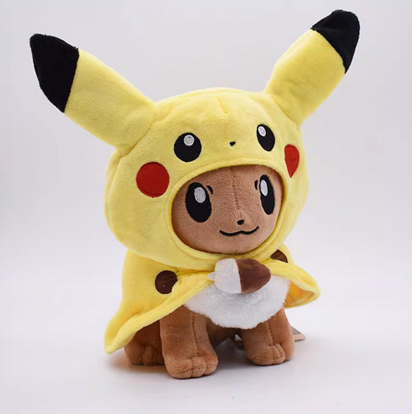 Pokémon plush Pikachu & Eevee soft stuffed animal toys
