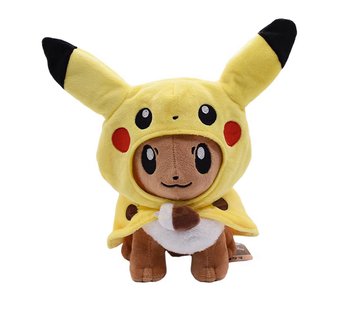 Pokémon plush Pikachu & Eevee soft stuffed animal toys