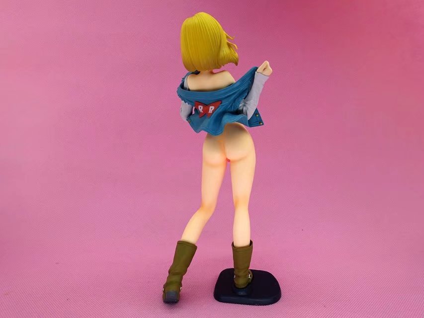 Sexy Android 18 1/6 scale anime girl figure nude anime figure
