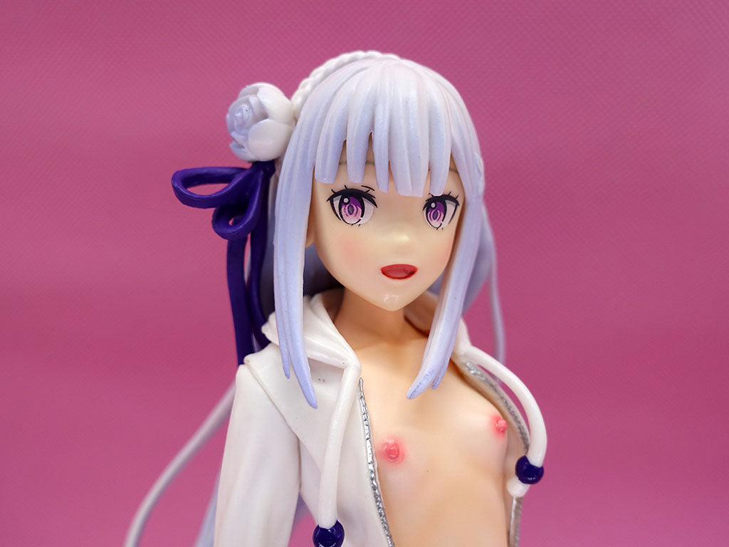 Re:Life in a different world from zero anime sexy Emilia 1/6 anime girl figure resin action figures