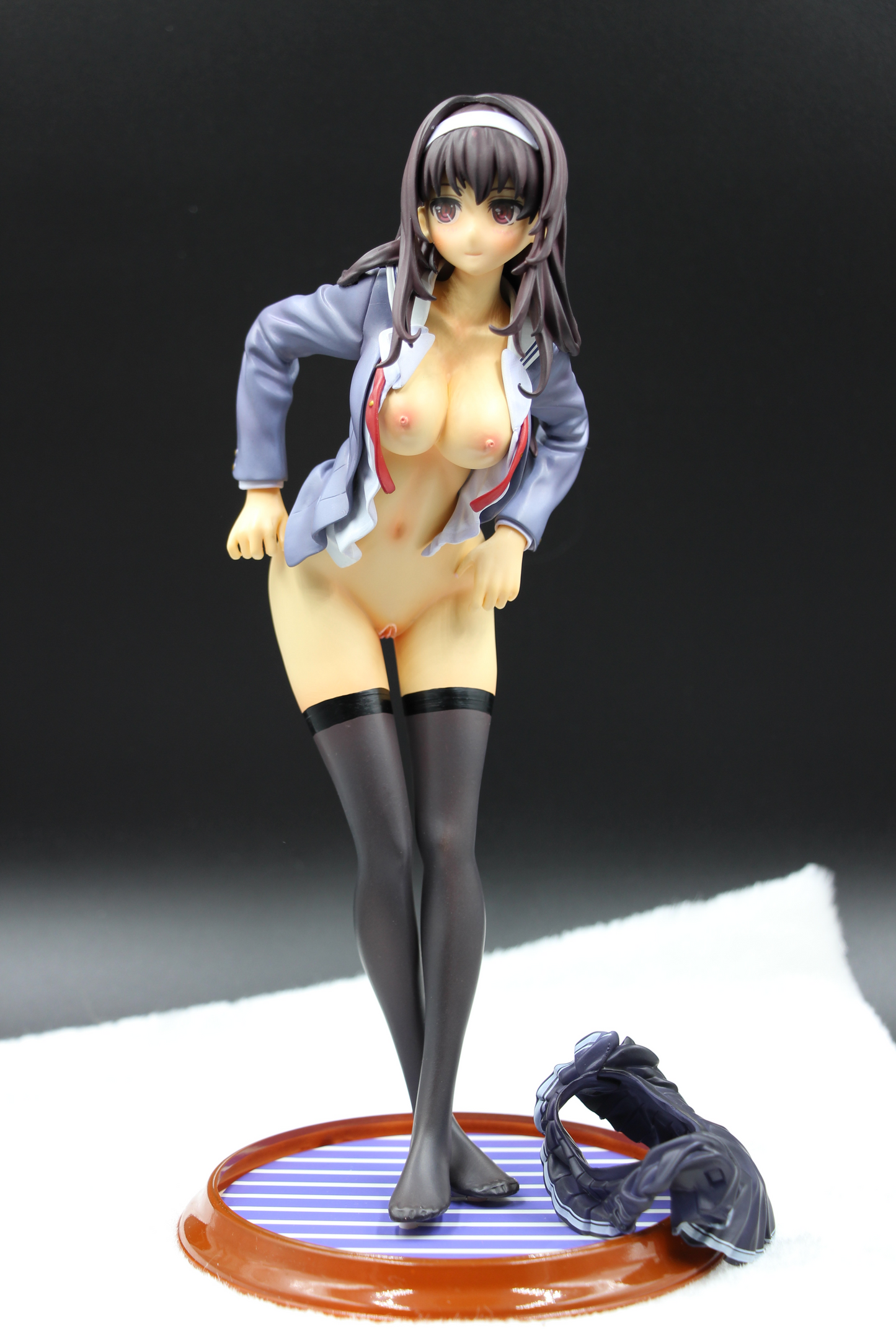 Japanese anime Saenai Heroine No Sodatekata kasumigaoka utaha lovely black stockings ver. anime girl figure