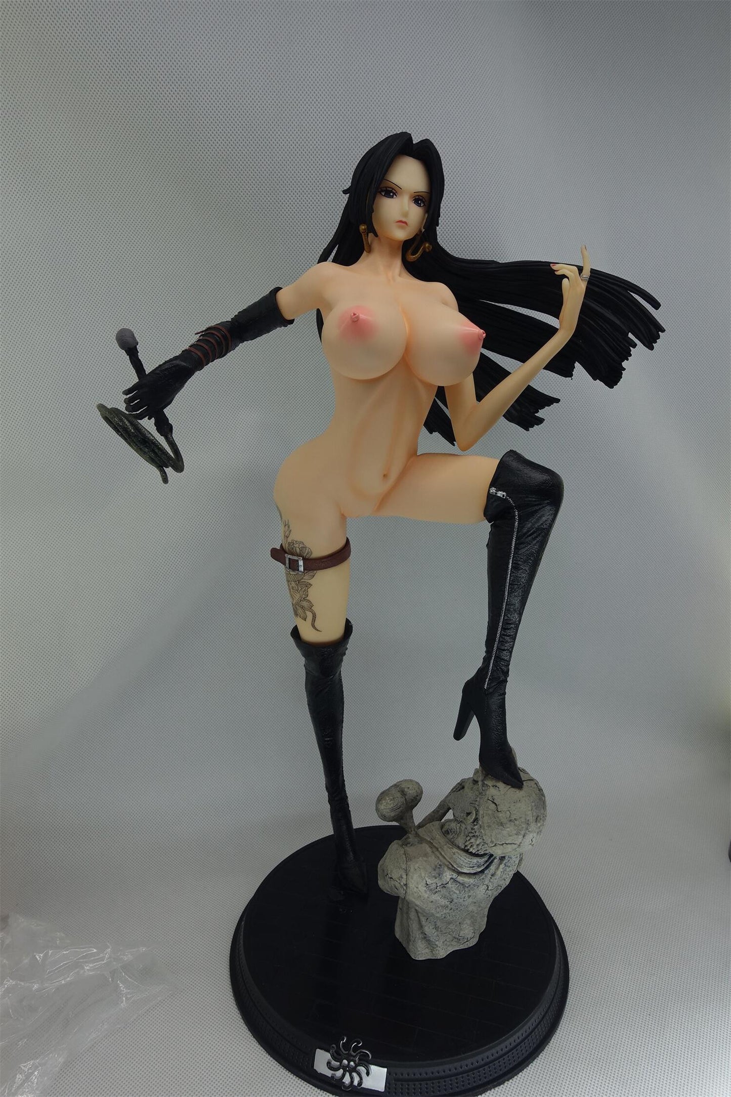 One Piece - Boa Hancock huge breast 1/4 nude anime figure