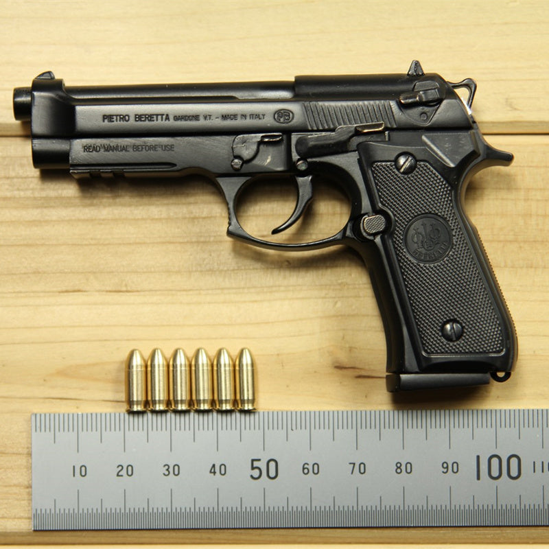1/2.05 scale Italia Beretta M92F fake gun toy pistols police gun toy pistol gun model toy guns metal prop gun