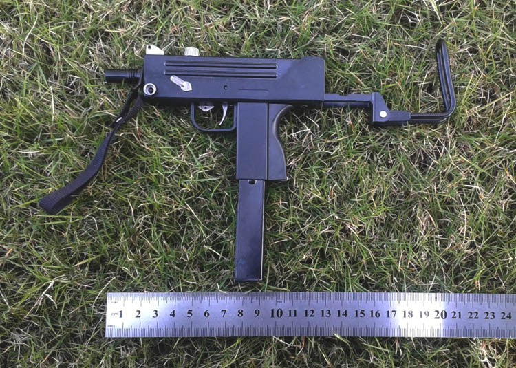 1:2.5 scale fake gun Metal USA m10 MAC-10 Rifle Toy Rifle gun model toy submachine guns metal
