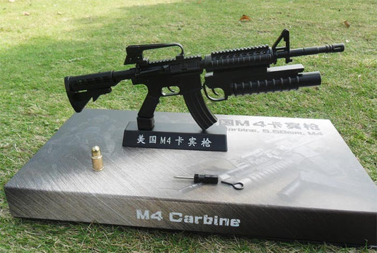 1:3 Metal fake gun USA M4 Carbine Toy Rifle gun model toy guns metal black