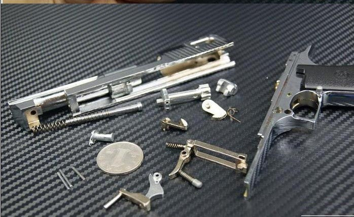 1/2.05 metal handgun Desert Eagle bright silver Ver. gun police toy pistol gun model,toy gun metal