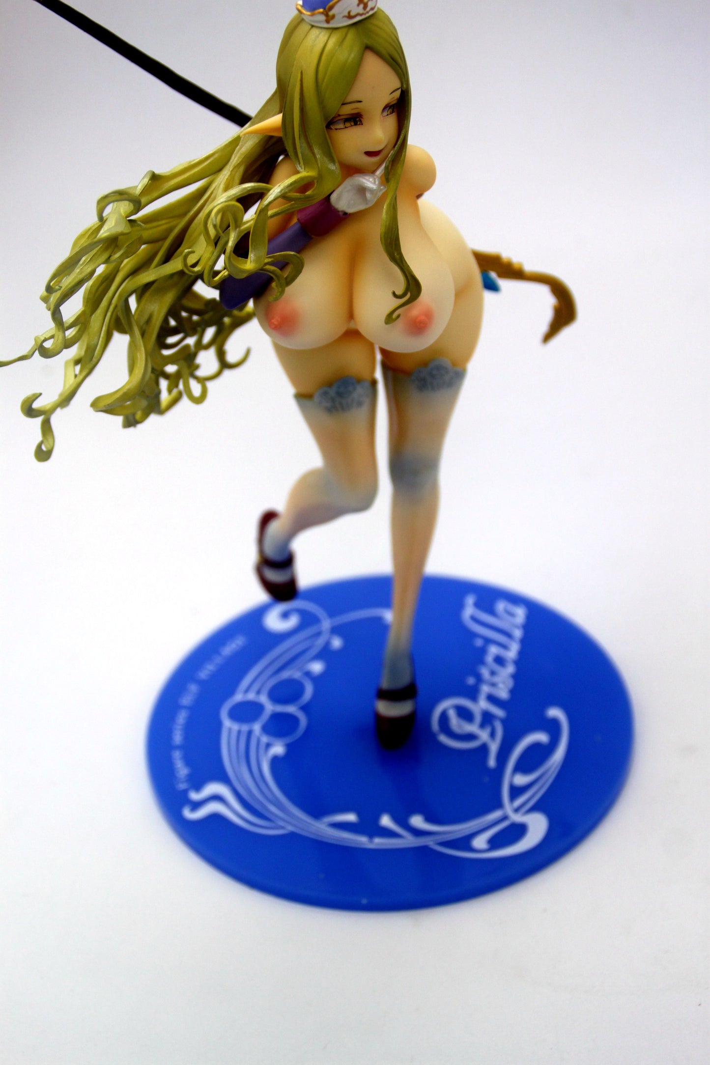 VERTEX Elf Village Fourth Villager Priscilla huge breast 1/6 nude anime figure