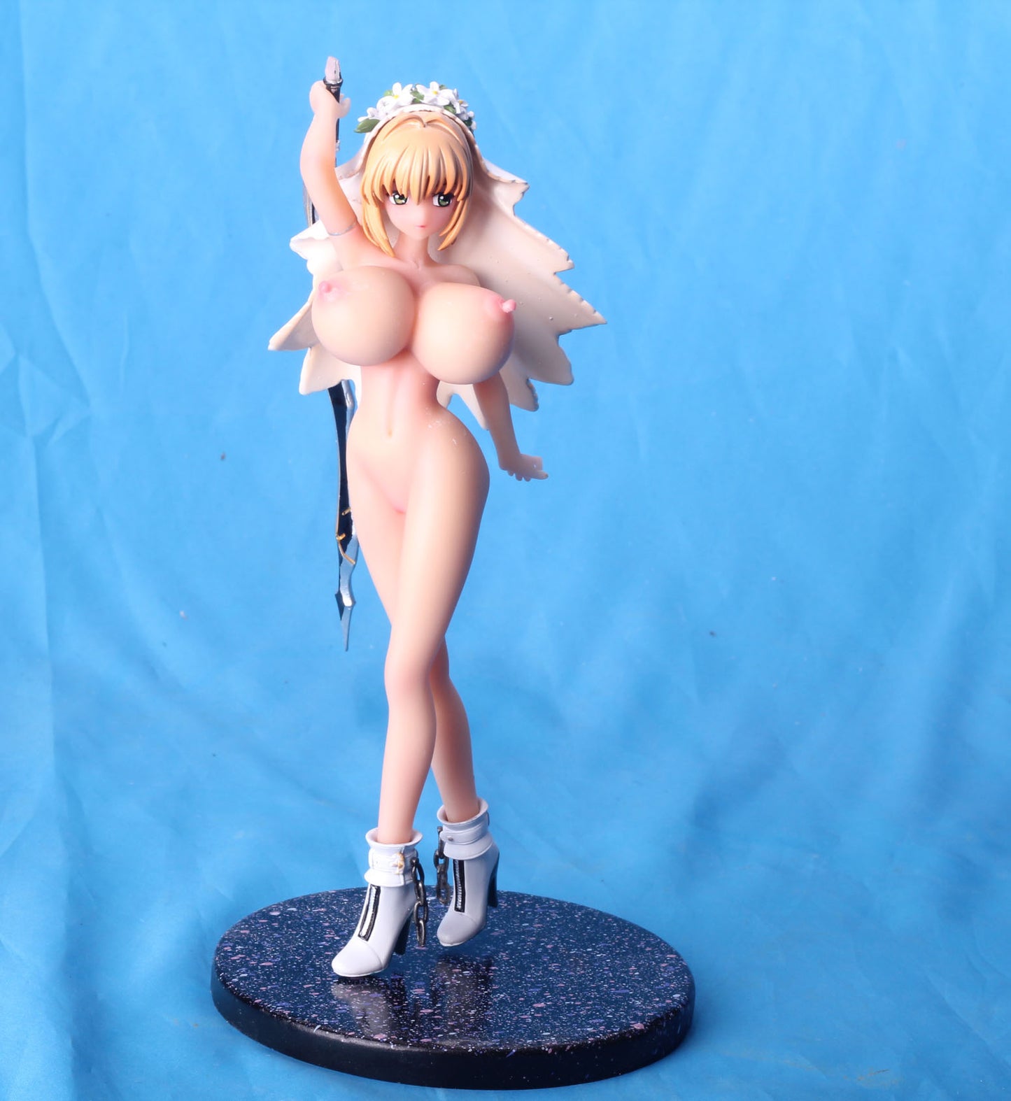 Japanese anime action figures sexy Saber 16/ naked anime girl figure resin model figures
