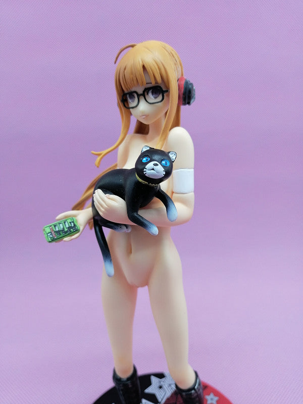 Persona 5 - Morgana - Sakura Futaba flat chested 1/7 naked anime figure sexy anime girl figure