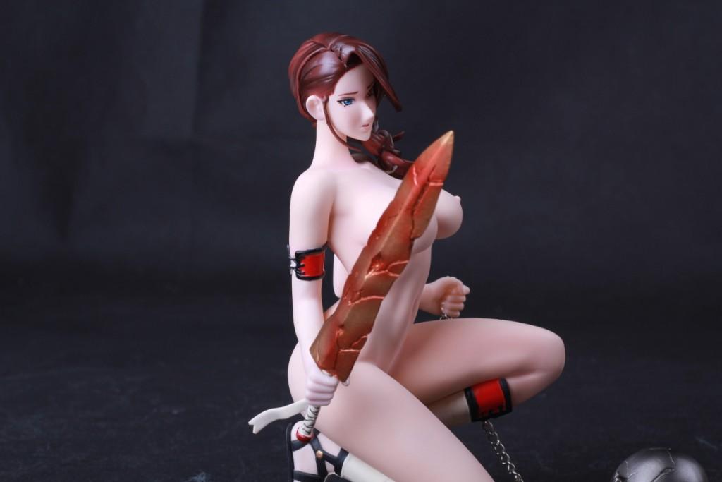 1/4 Sexy Queen's Blade Rebellion Branwen :the the Enslaved Dragon Warrior nude anime figure resin figures