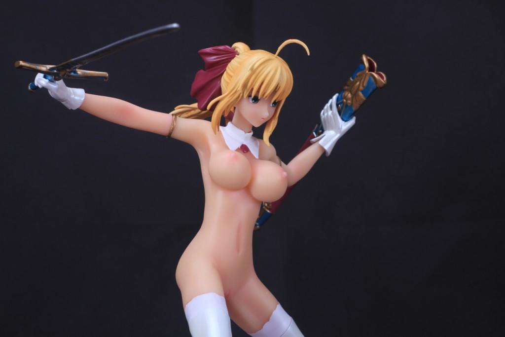 Fate/stay night Saber 1/6 nude anime figure resin figure girl
